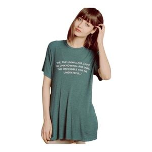 𝅺WILDFOX We the Unwilling Boyfriend Tee White/black